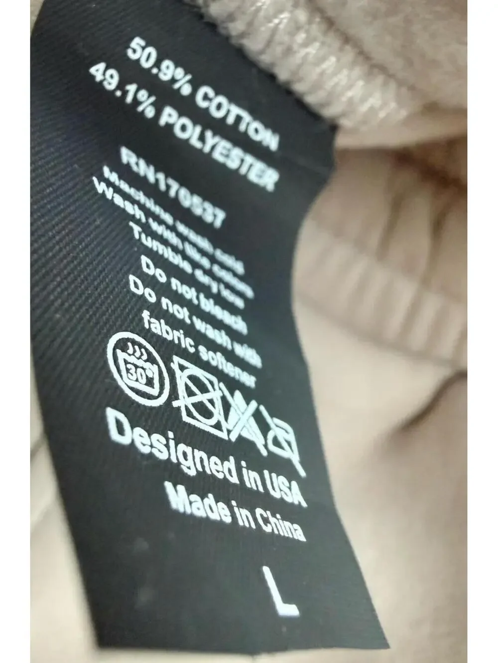 Comfrt Signature Unisex Sweatpants Size L Color Bark Soft Stretchy New In Bag